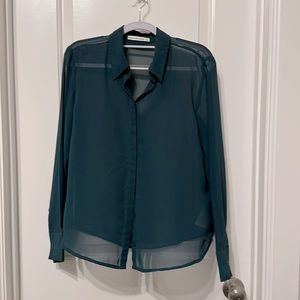 Abercrombie sheer button down